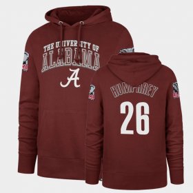 #26 Marlon Humphrey Double Decker Alabama Headline Mens Cardinal Hoodie 331457-684 #26 Marlon Humphrey Double Decker Alabama Headline Mens Cardinal Hoodie 331457-684