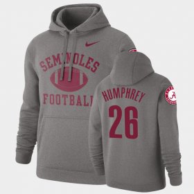 #26 Marlon Humphrey Retro Football Bama Pullover Men's Heathered Gray Hoodie 354257-941 #26 Marlon Humphrey Retro Football Bama Pullover Men's Heathered Gray Hoodie 354257-941