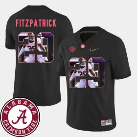 #29 Minkah Fitzpatrick Pictorial Fashion Bama Football Men's Black Jersey 747504-465