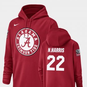 #22 Najee Harris Champ Drive Bama Football Performance Men Crimson Hoodie 559786-339 #22 Najee Harris Champ Drive Bama Football Performance Men Crimson Hoodie 559786-339