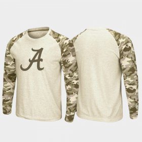 OHT Military Appreciation Alabama Raglan Long Sleeve Desert Camo Men Oatmeal T-Shirt 832588-926 OHT Military Appreciation Alabama Raglan Long Sleeve Desert Camo Men Oatmeal T-Shirt 832588-926