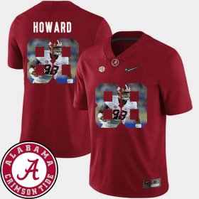 #88 O.J. Howard Pictorial Fashion Bama Football Men's Crimson Jerseys 824478-824