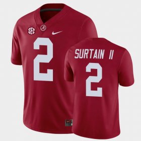 #2 Patrick Surtain II Game Bama College Football Mens Crimson Jersey 733033-922