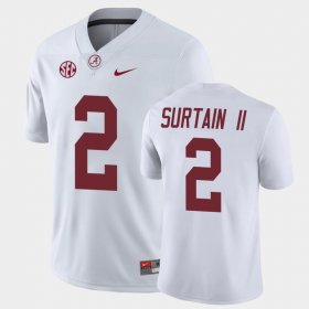 #2 Patrick Surtain II Game Alabama College Football Men's White Jerseys 960275-214