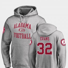 #32 Rashaan Evans Neutral Zone Bama College Football Mens Ash Hoodie 210624-638 #32 Rashaan Evans Neutral Zone Bama College Football Mens Ash Hoodie 210624-638