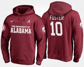 #10 Reuben Foster Name and Number Alabama Mens Crimson Hoodie 921551-616 #10 Reuben Foster Name and Number Alabama Mens Crimson Hoodie 921551-616