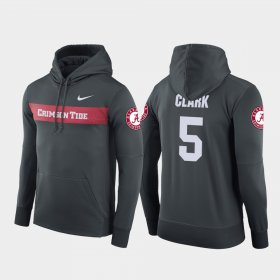 #5 Ronnie Clark Sideline Seismic Bama Football Performance Mens Anthracite Hoodies 242696-157 #5 Ronnie Clark Sideline Seismic Bama Football Performance Mens Anthracite Hoodies 242696-157