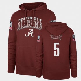 #5 Ronnie Clark Double Decker Bama Headline Men Cardinal Hoodie 450560-870 #5 Ronnie Clark Double Decker Bama Headline Men Cardinal Hoodie 450560-870