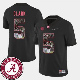 #5 Ronnie Clark Pictorial Fashion Bama Football Men's Black Jerseys 413170-383