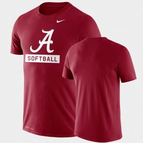 Drop Legend Bama Performance Softball Men Crimson T-Shirts 129113-988 Drop Legend Bama Performance Softball Men Crimson T-Shirts 129113-988