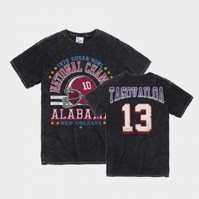 #13 Tua Tagovailoa Vintage Tubular Alabama Crimson Tide 1979 Sugar Bowl Mens Black T-Shirt 658305-771 #13 Tua Tagovailoa Vintage Tubular Alabama Crimson Tide 1979 Sugar Bowl Mens Black T-Shirt 658305-771
