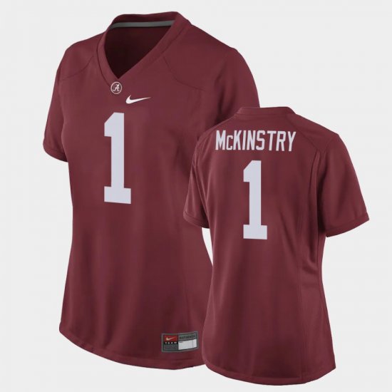 #1 Kool-Aid McKinstry Game Alabama Crimson Tide Replica Football Women\'s Crimson Jerseys 610567-686