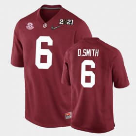 #6 DeVonta Smith 2021 National Championship Alabama Crimson Tide Replica Youth Crimson Jersey 904184-561 #6 DeVonta Smith 2021 National Championship Alabama Crimson Tide Replica Youth Crimson Jersey 904184-561