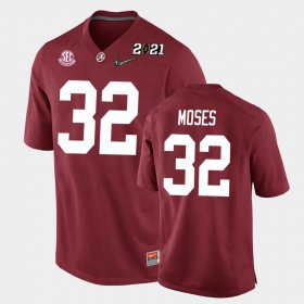 #32 Dylan Moses 2021 National Championship University of Alabama Replica Youth Crimson Jerseys 365489-694 #32 Dylan Moses 2021 National Championship University of Alabama Replica Youth Crimson Jerseys 365489-694