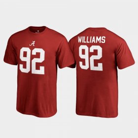 #92 Quinnen Williams College Legends Bama Name & Number Youth Crimson T-Shirts 449962-381 #92 Quinnen Williams College Legends Bama Name & Number Youth Crimson T-Shirts 449962-381