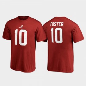 #10 Reuben Foster College Legends University of Alabama Name & Number Youth Crimson T-Shirt 718933-416 #10 Reuben Foster College Legends University of Alabama Name & Number Youth Crimson T-Shirt 718933-416